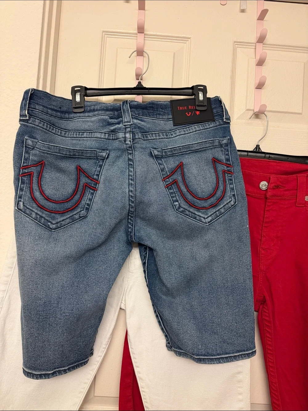 Mens True Religion denim shorts bundle